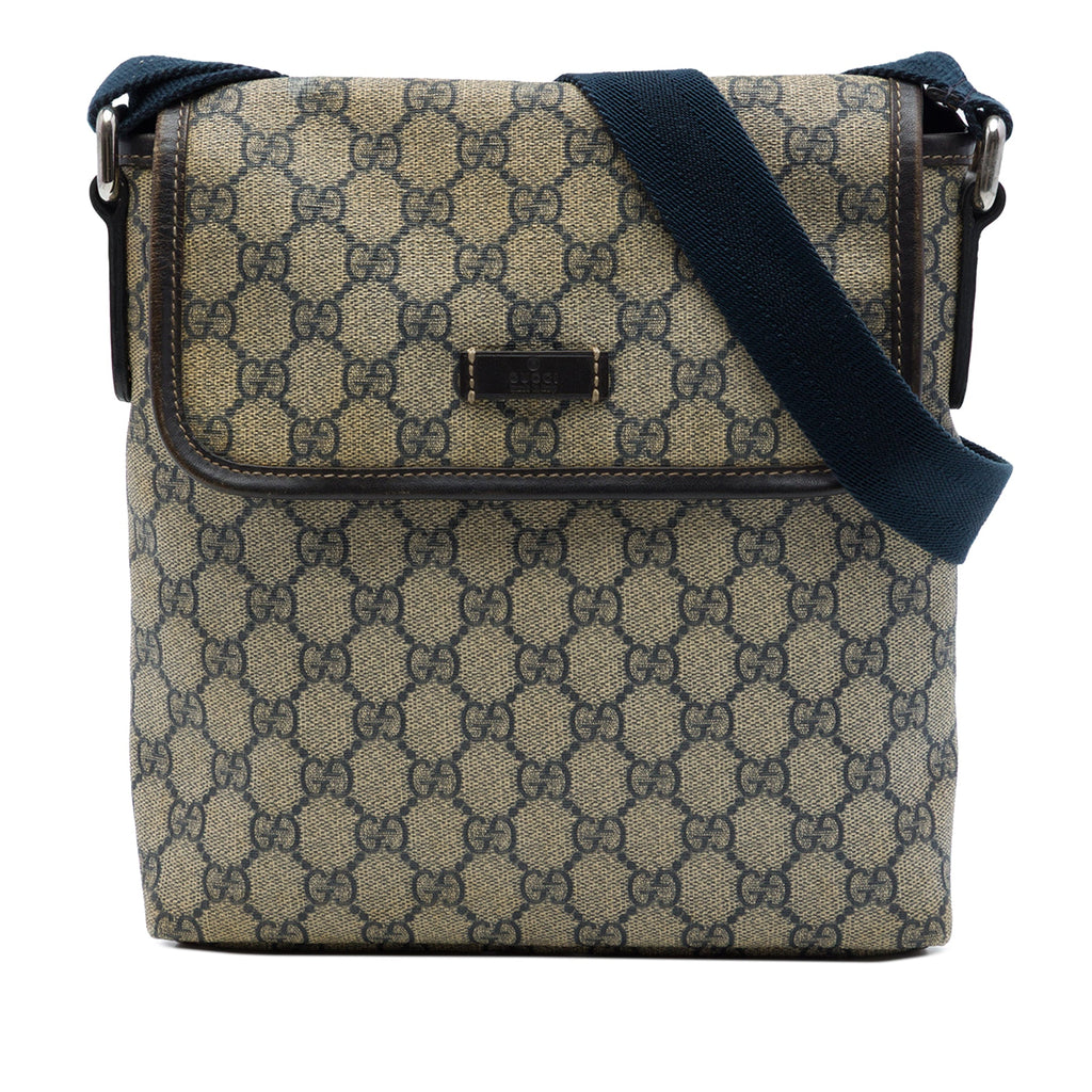 Flap Messenger GG Coated Canvas Small