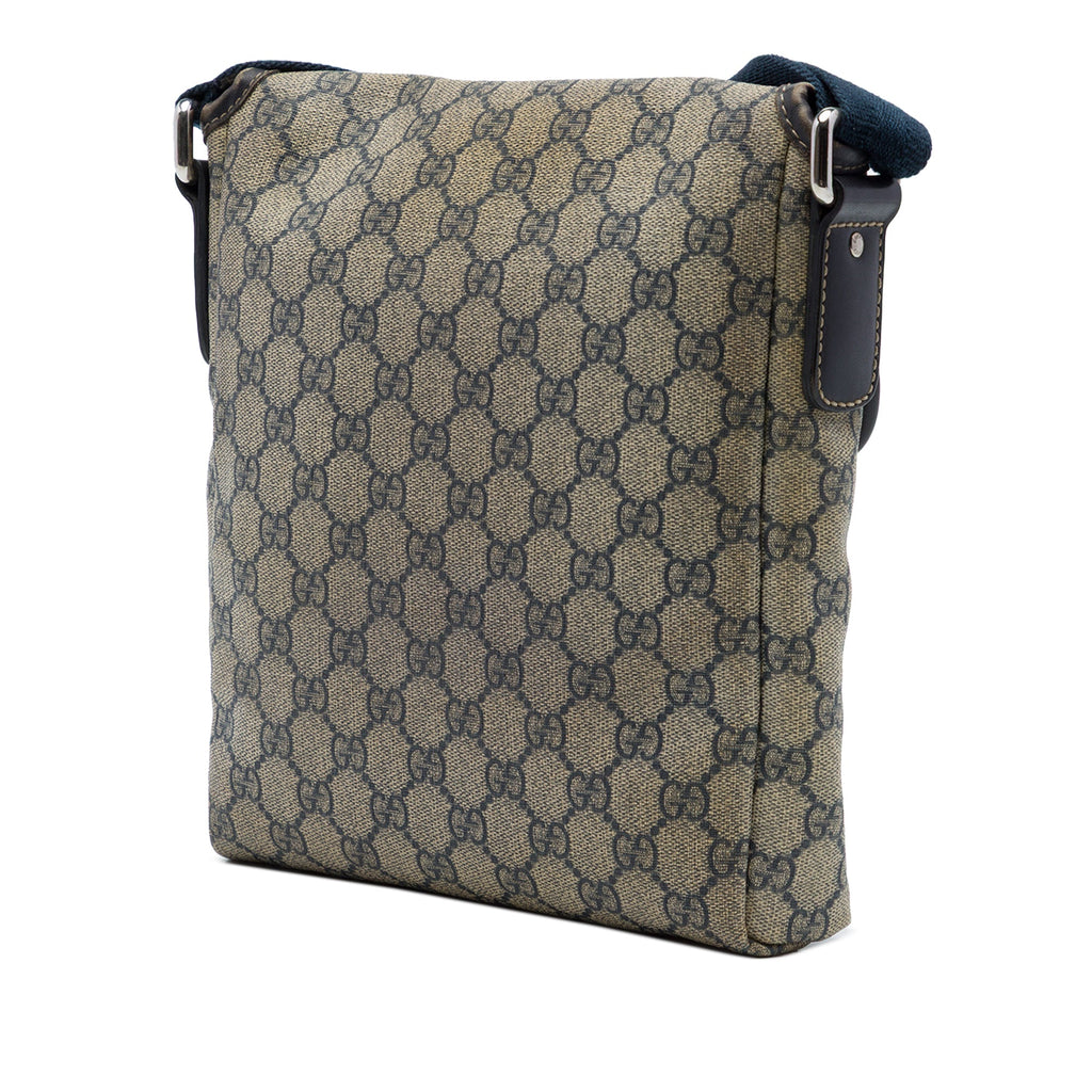 Flap Messenger GG Coated Canvas Small