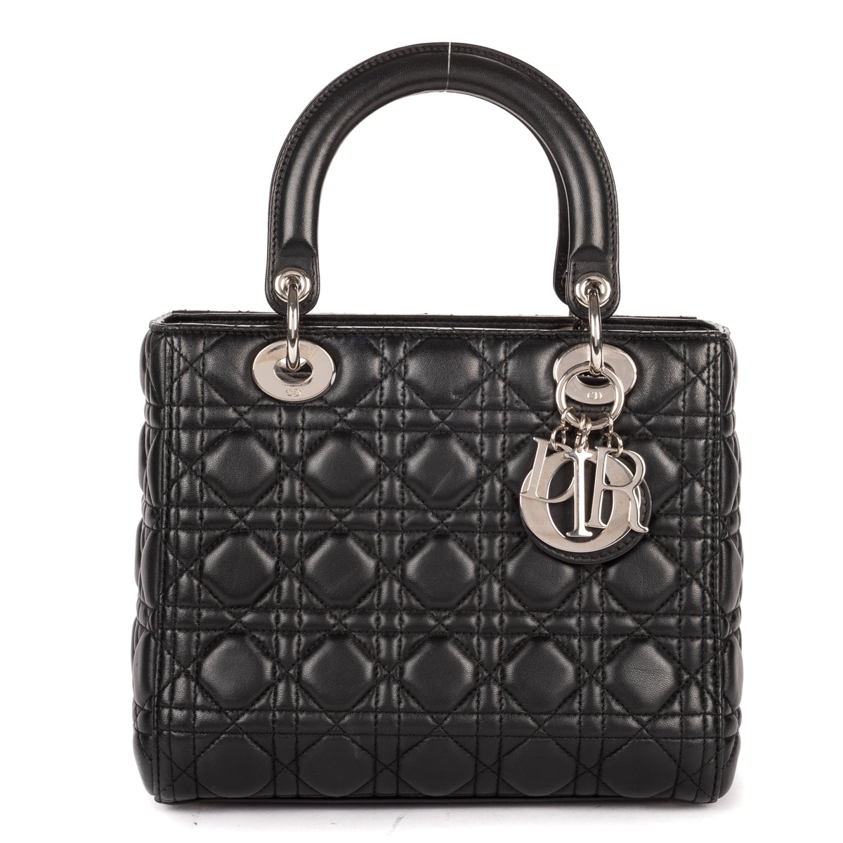 Lady Dior Bag Cannage Quilt Lambskin Medium