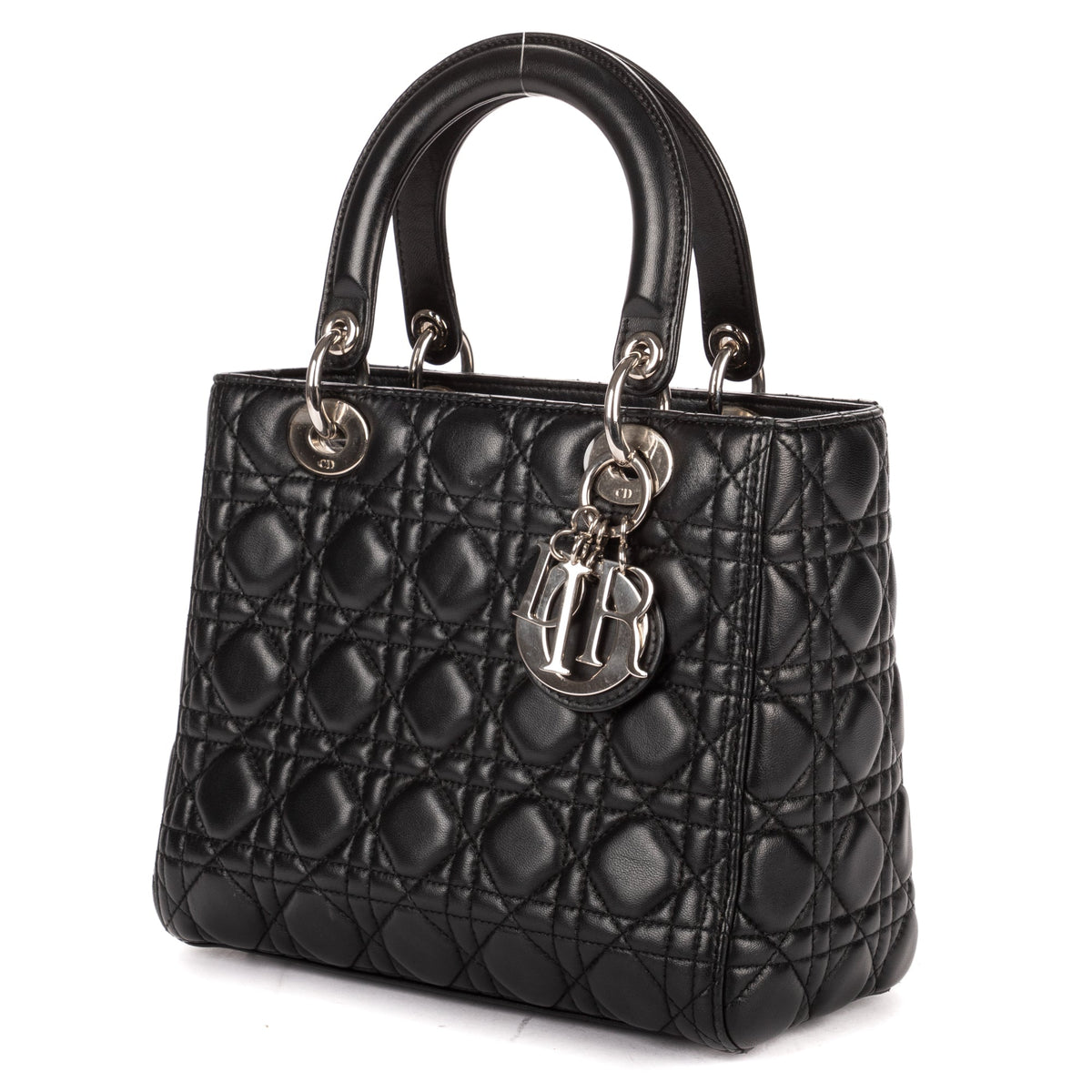 Lady Dior Bag Cannage Quilt Lambskin Medium