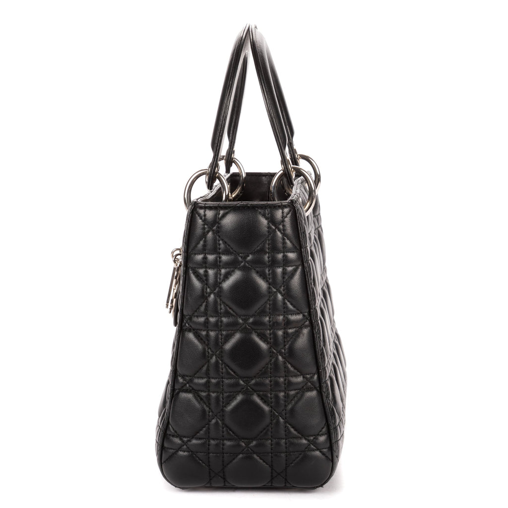 Lady Dior Bag Cannage Quilt Lambskin Medium