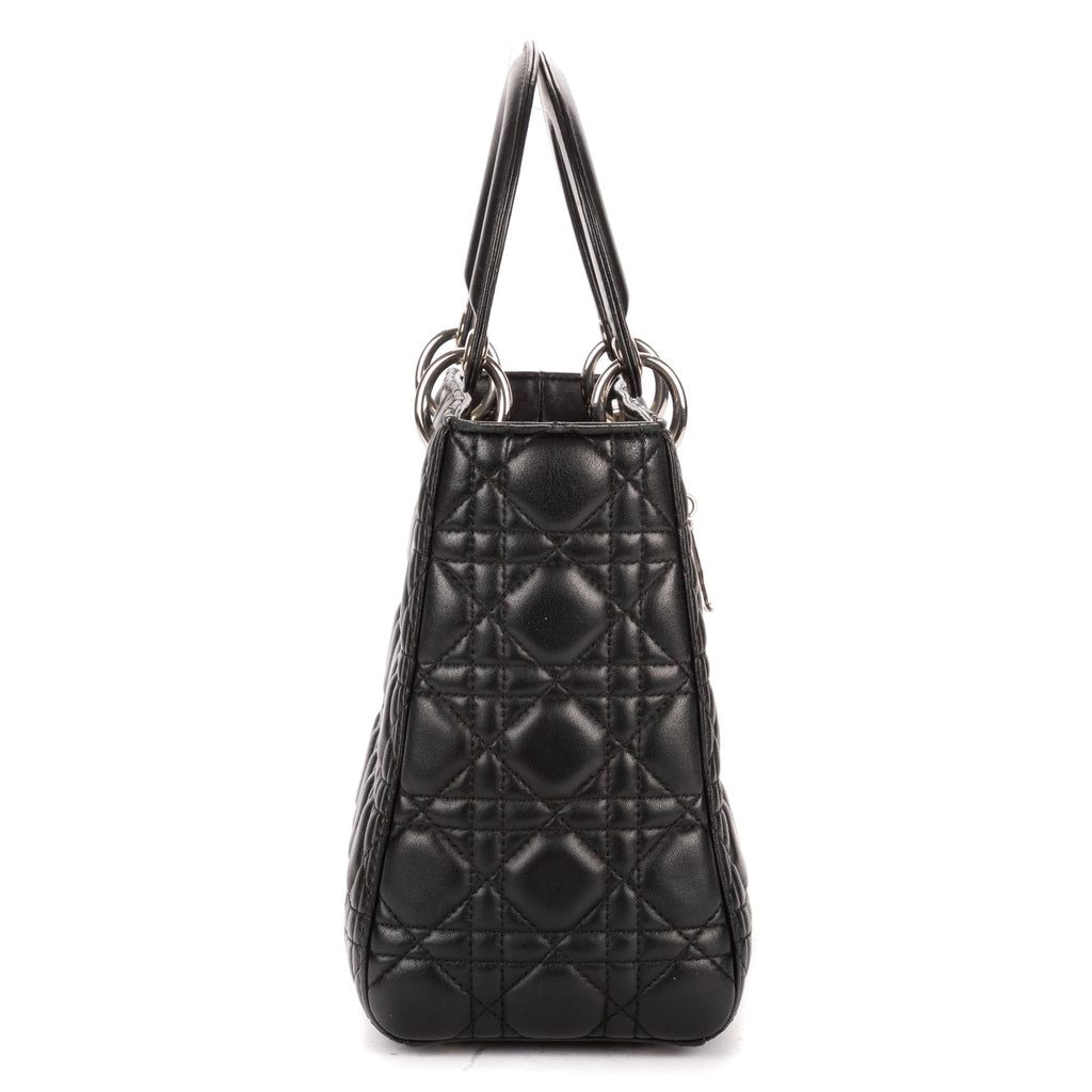 Lady Dior Bag Cannage Quilt Lambskin Medium