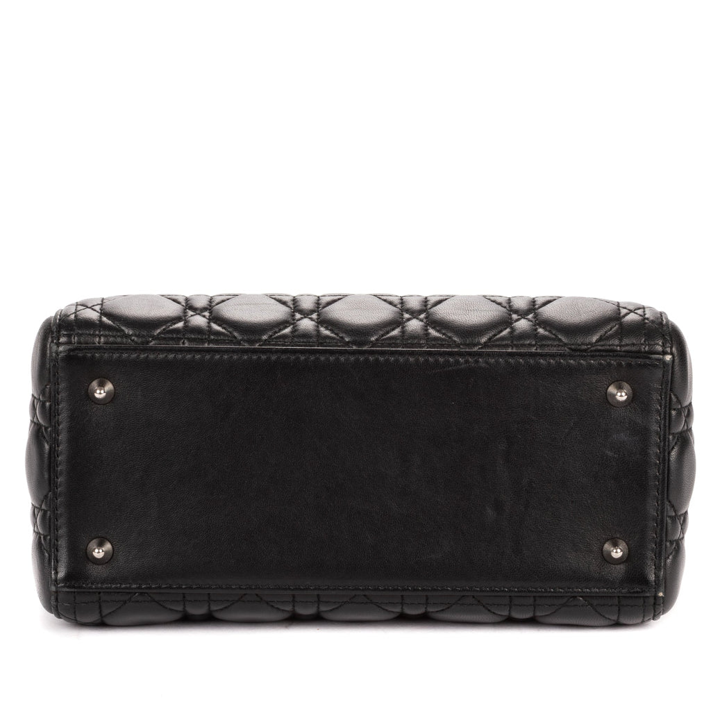 Lady Dior Bag Cannage Quilt Lambskin Medium