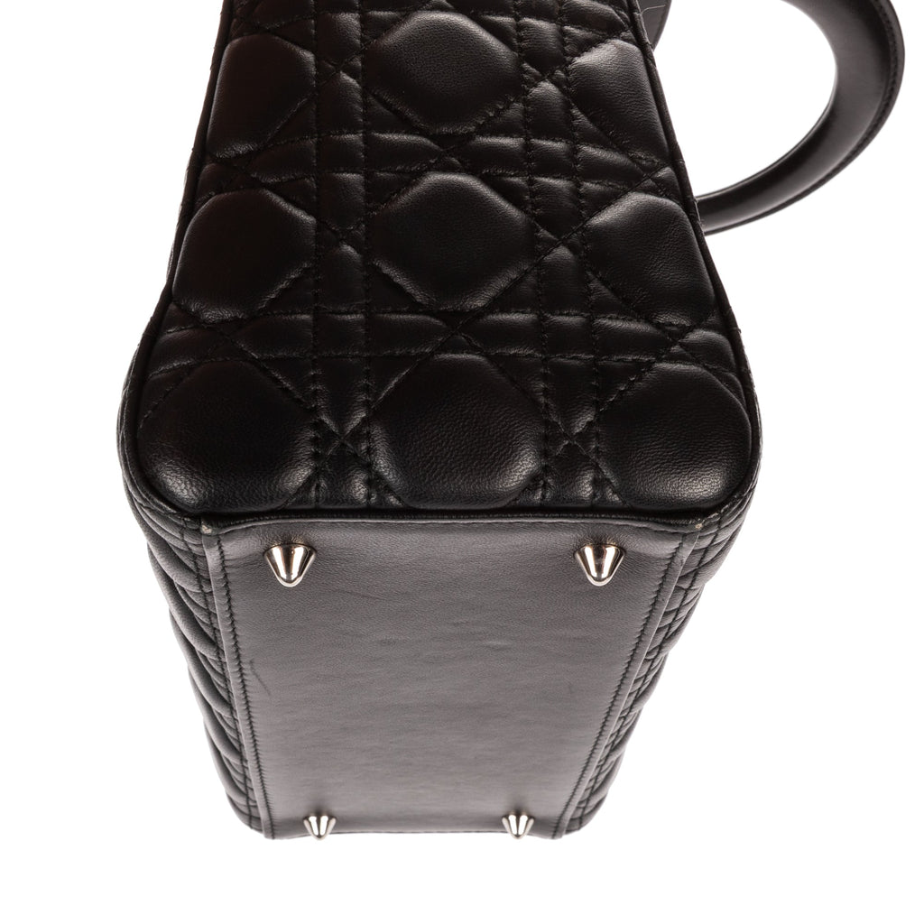 Lady Dior Bag Cannage Quilt Lambskin Medium