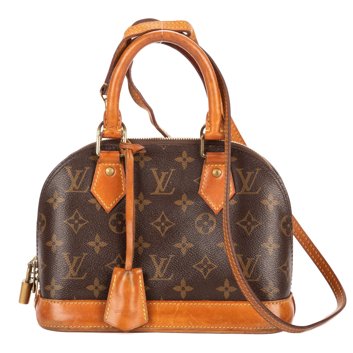Alma Handbag Monogram Canvas BB