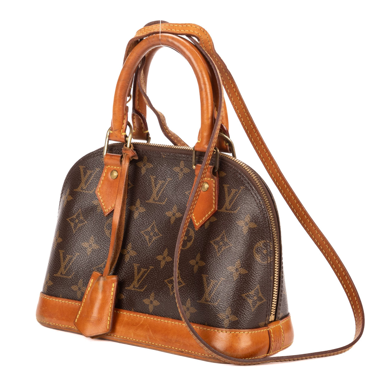 Alma Handbag Monogram Canvas BB