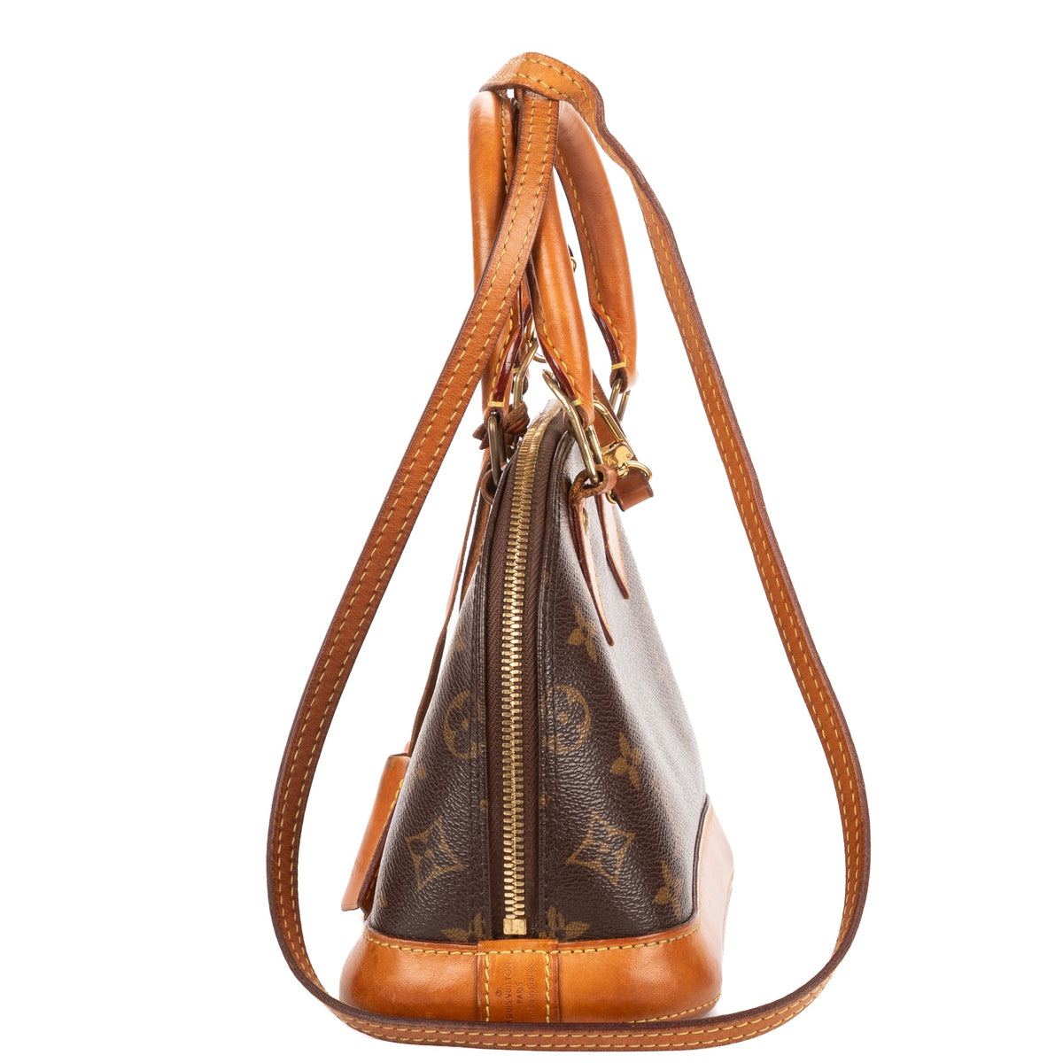 Alma Handbag Monogram Canvas BB