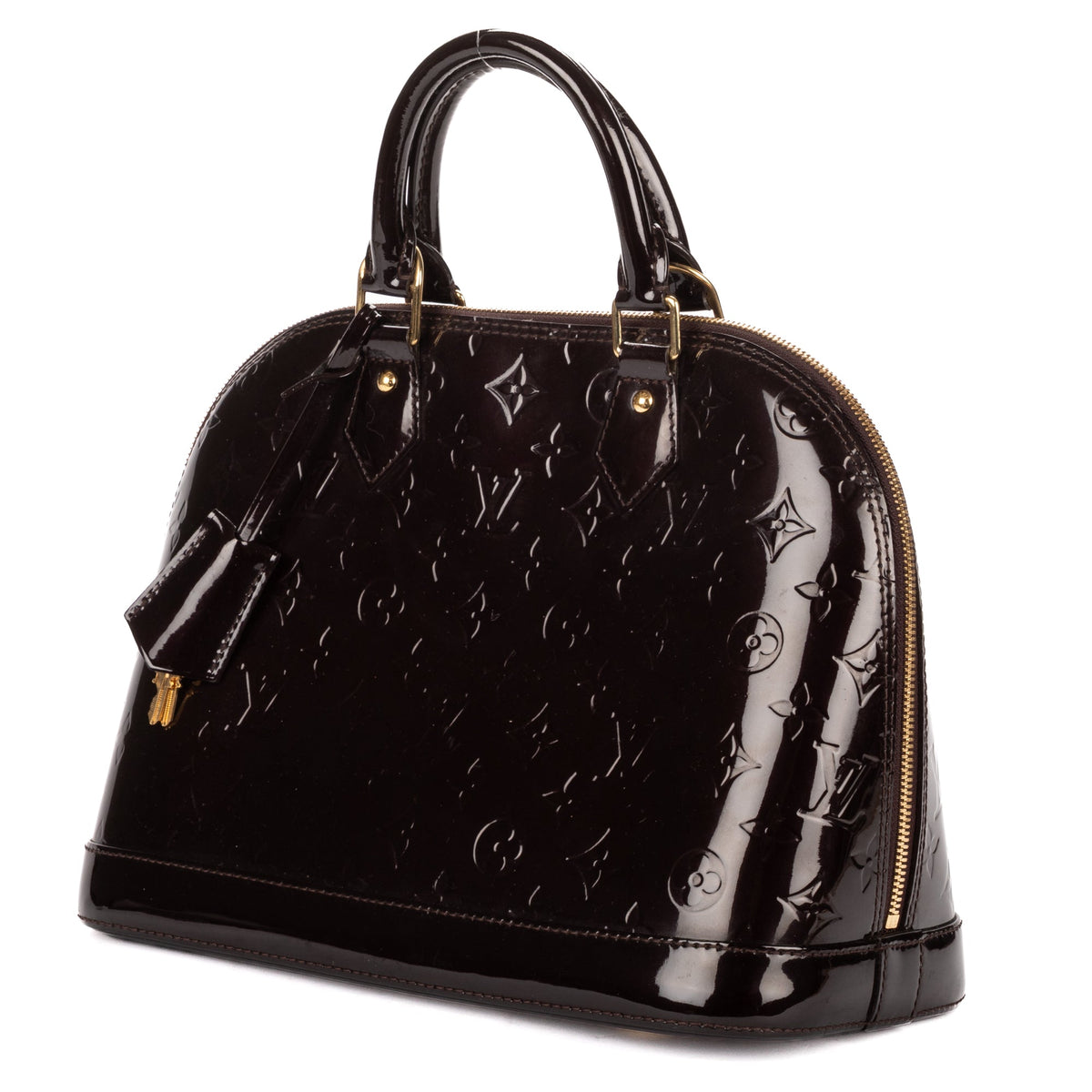 Alma Handbag Monogram Vernis PM