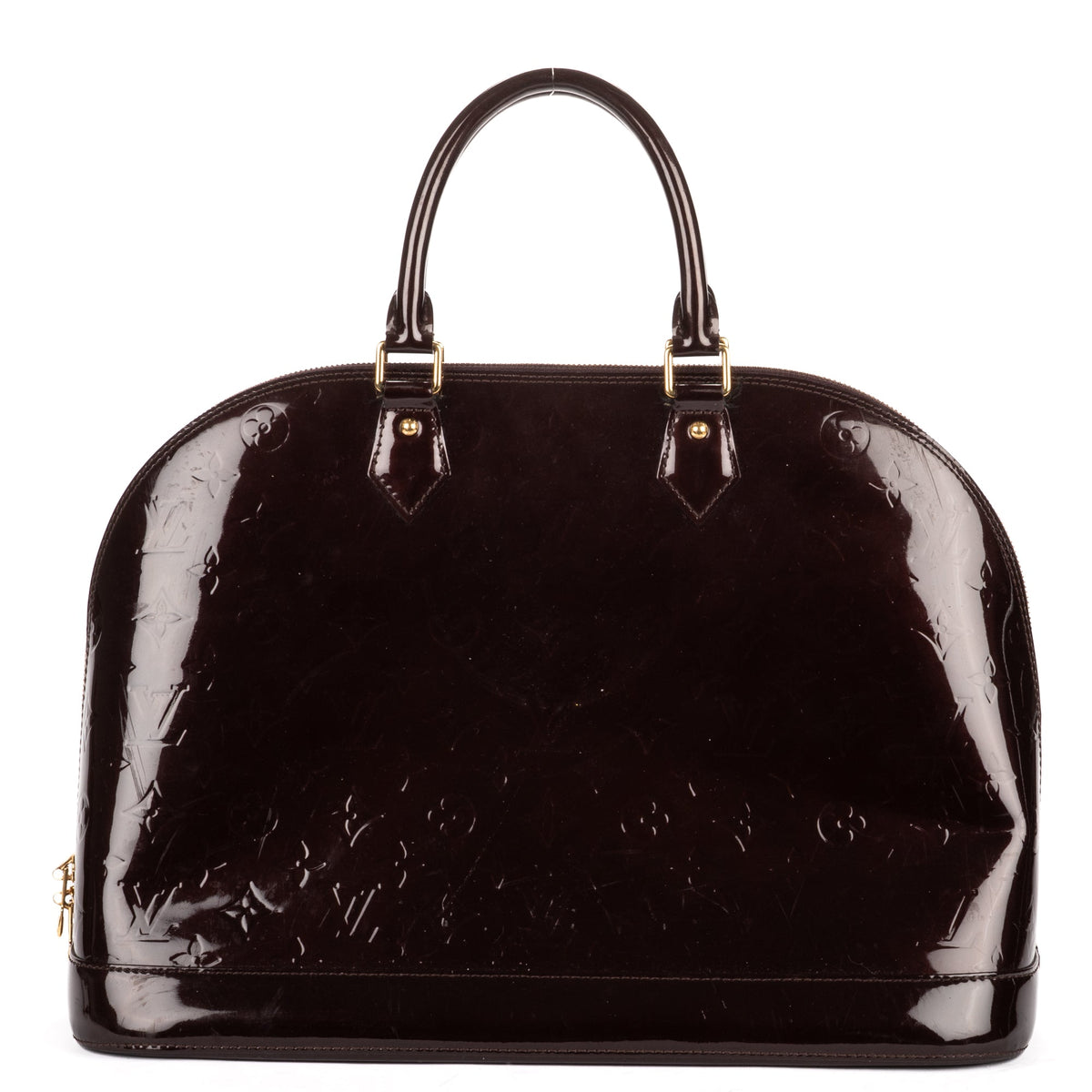 Alma Handbag Monogram Vernis GM