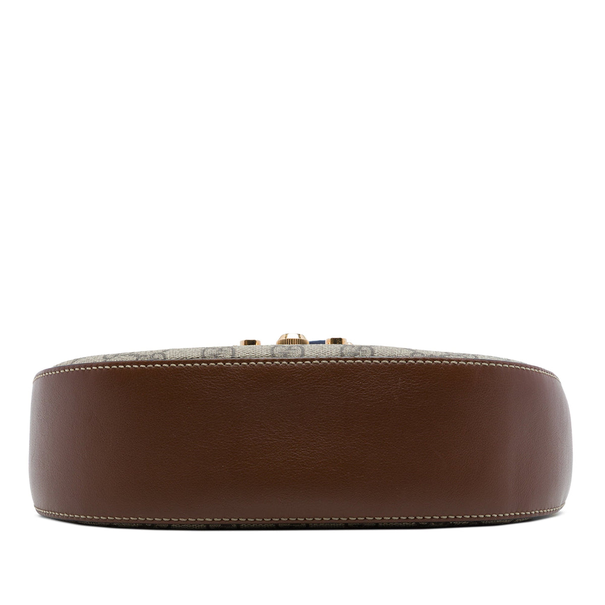 Padlock Saddle Shoulder Bag GG Coated Canvas and Leather Medium