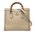Diana NM Bamboo Handle Tote Leather Small