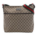 Front Pocket Web Messenger GG Canvas Medium