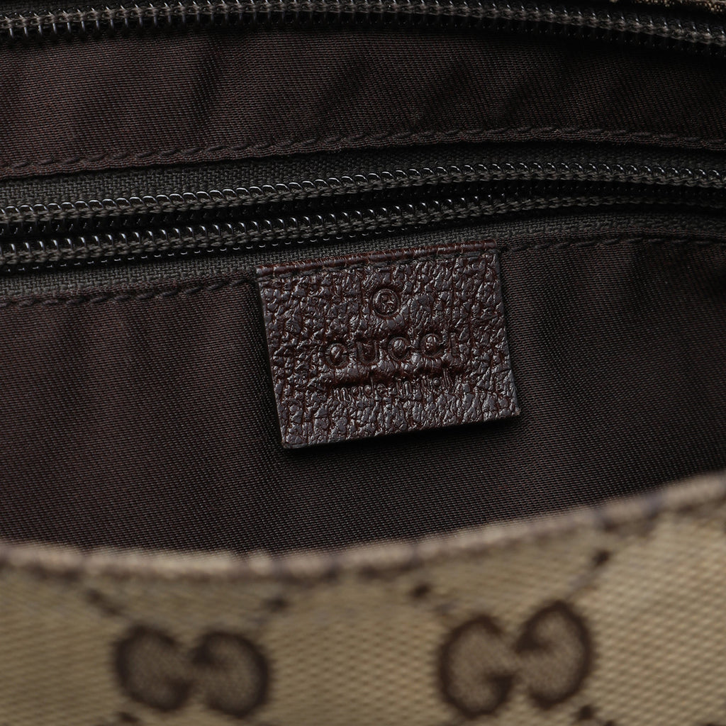 Front Pocket Web Messenger GG Canvas Medium