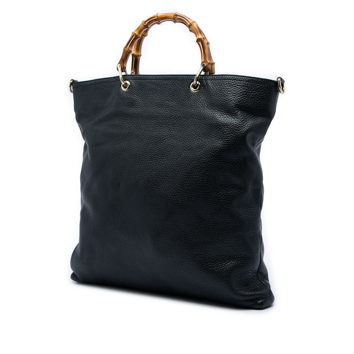 Bamboo Shopper Tote Leather Large