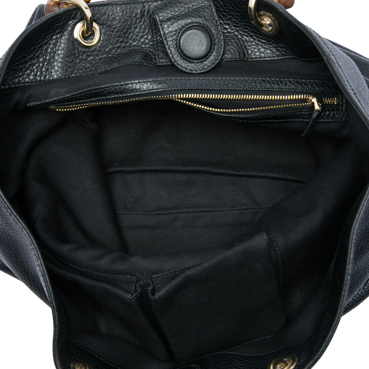 Bamboo Shopper Tote Leather Large