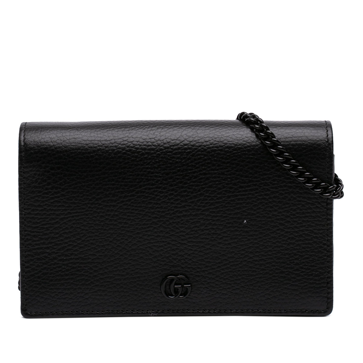 Petite GG Marmont Chain Wallet Leather Mini