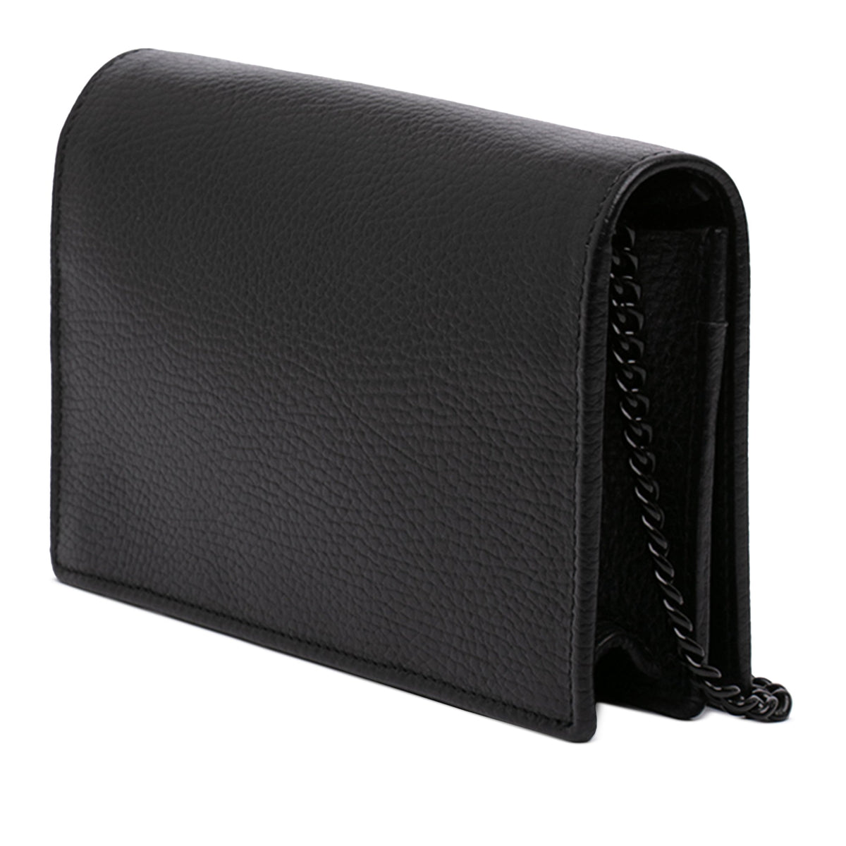 Petite GG Marmont Chain Wallet Leather Mini