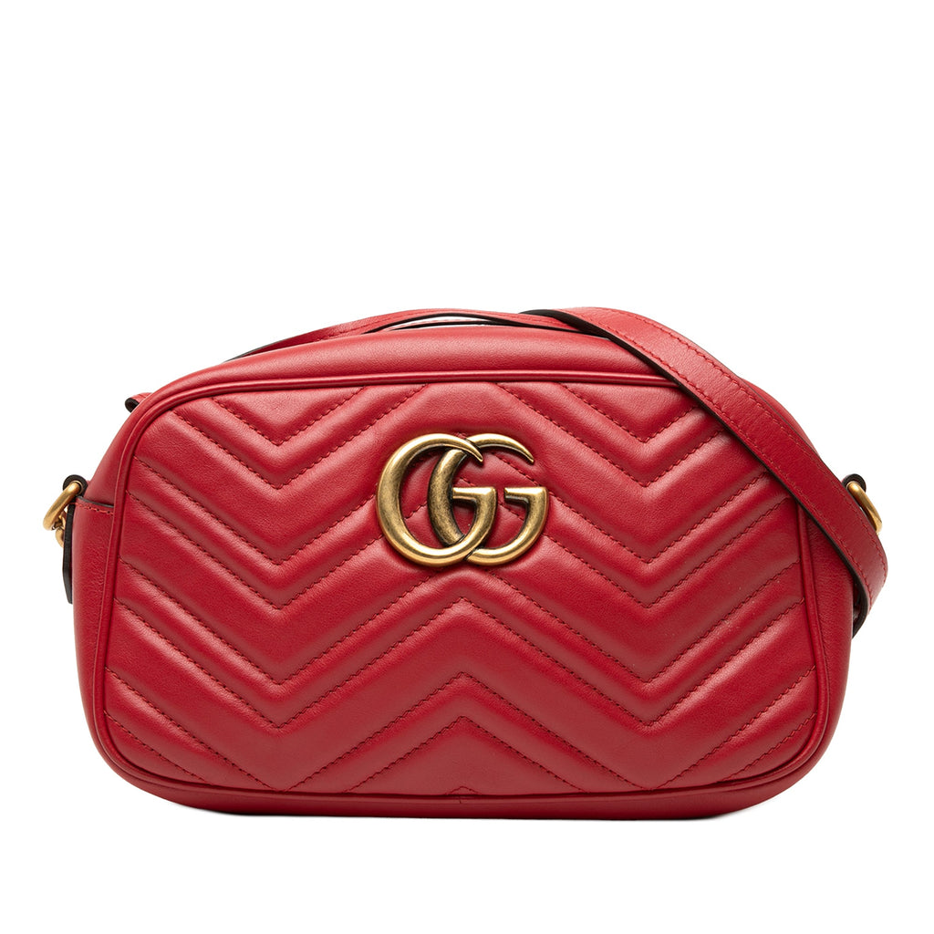 GG Marmont Shoulder Bag Matelasse Leather Small
