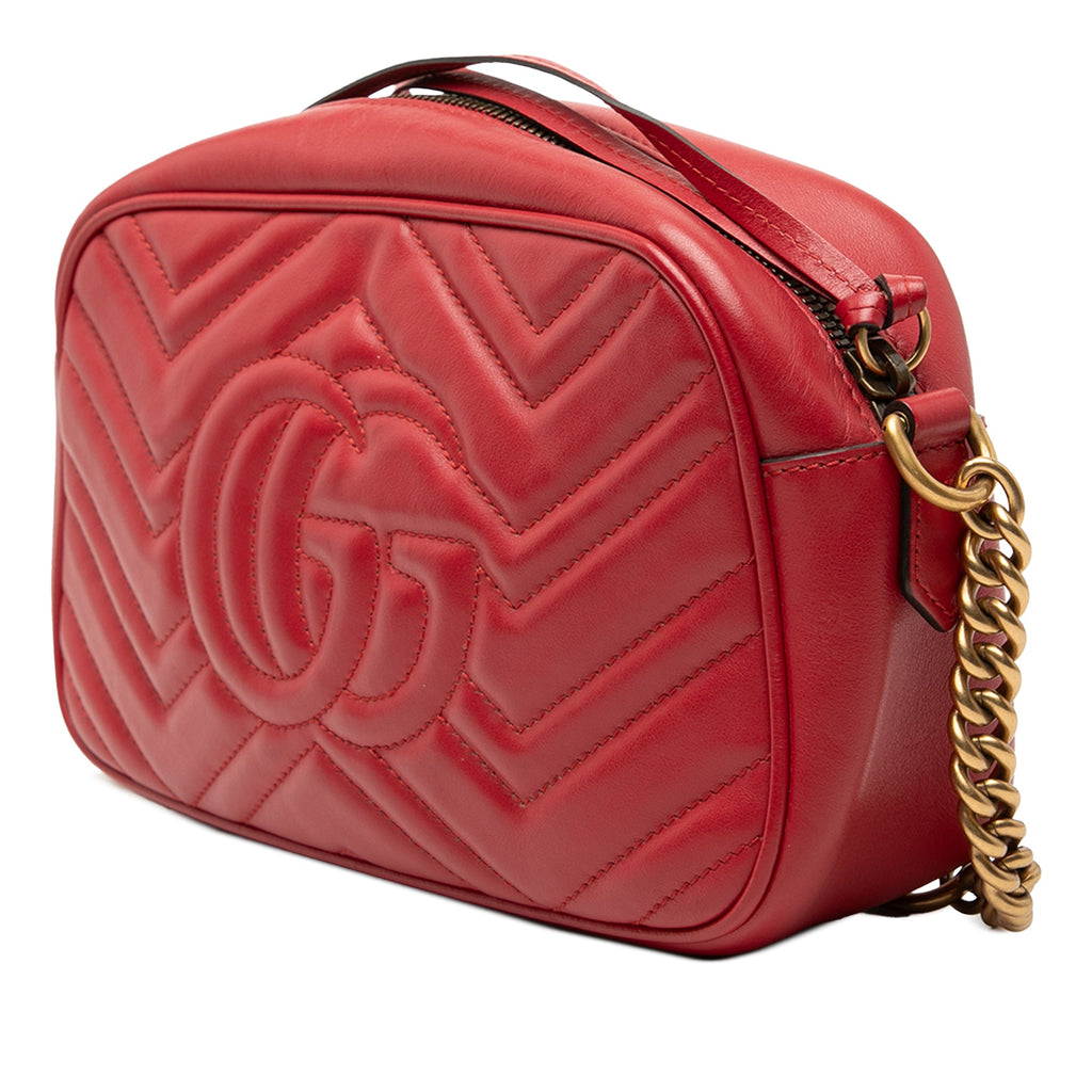 GG Marmont Shoulder Bag Matelasse Leather Small