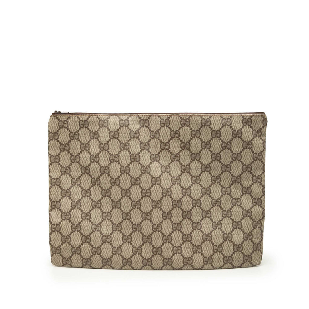 Neo Vintage Wristlet Pouch GG Coated Canvas