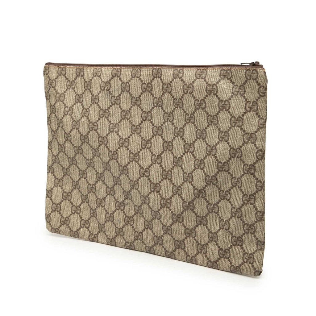 Neo Vintage Wristlet Pouch GG Coated Canvas