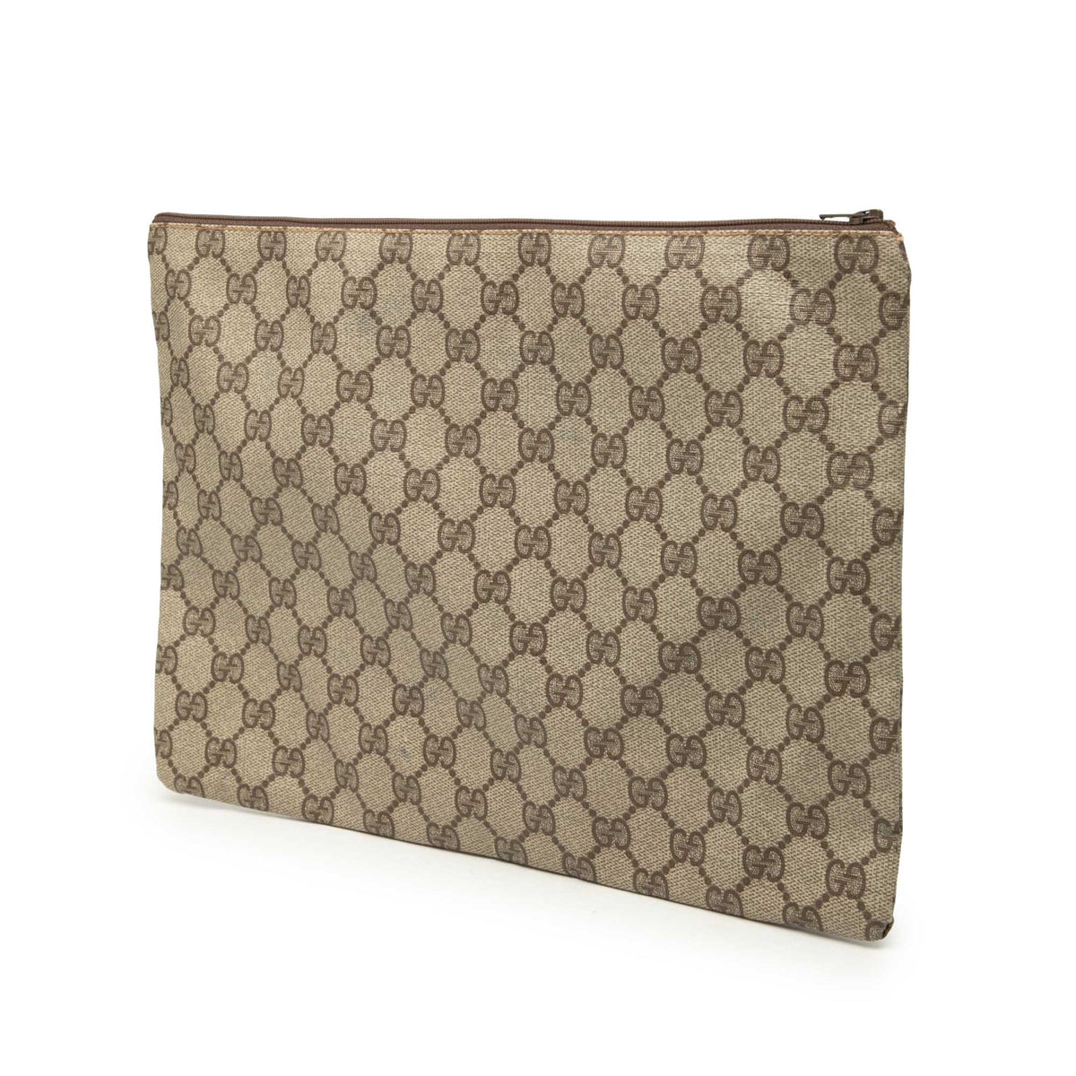 Neo Vintage Wristlet Pouch GG Coated Canvas