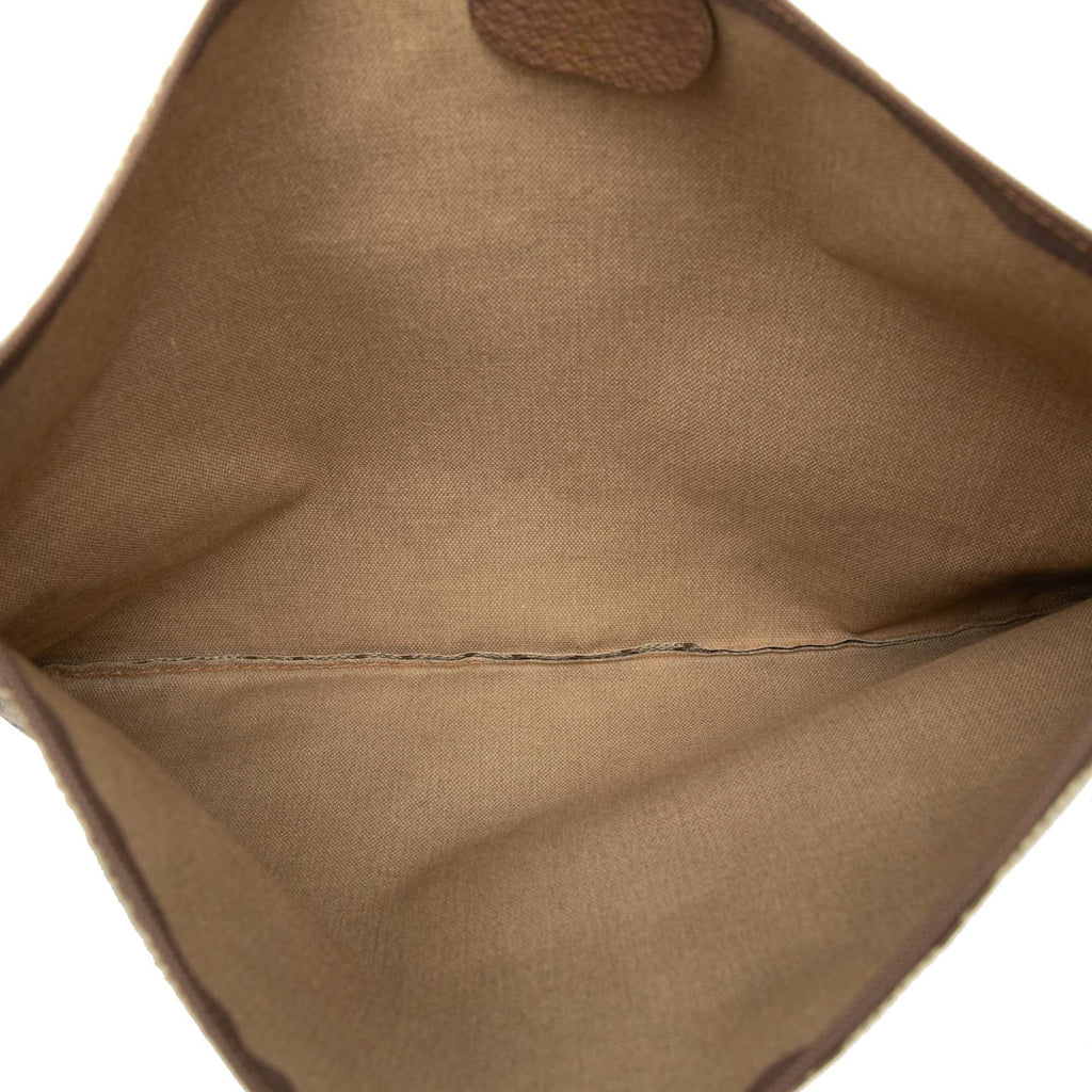 Neo Vintage Wristlet Pouch GG Coated Canvas
