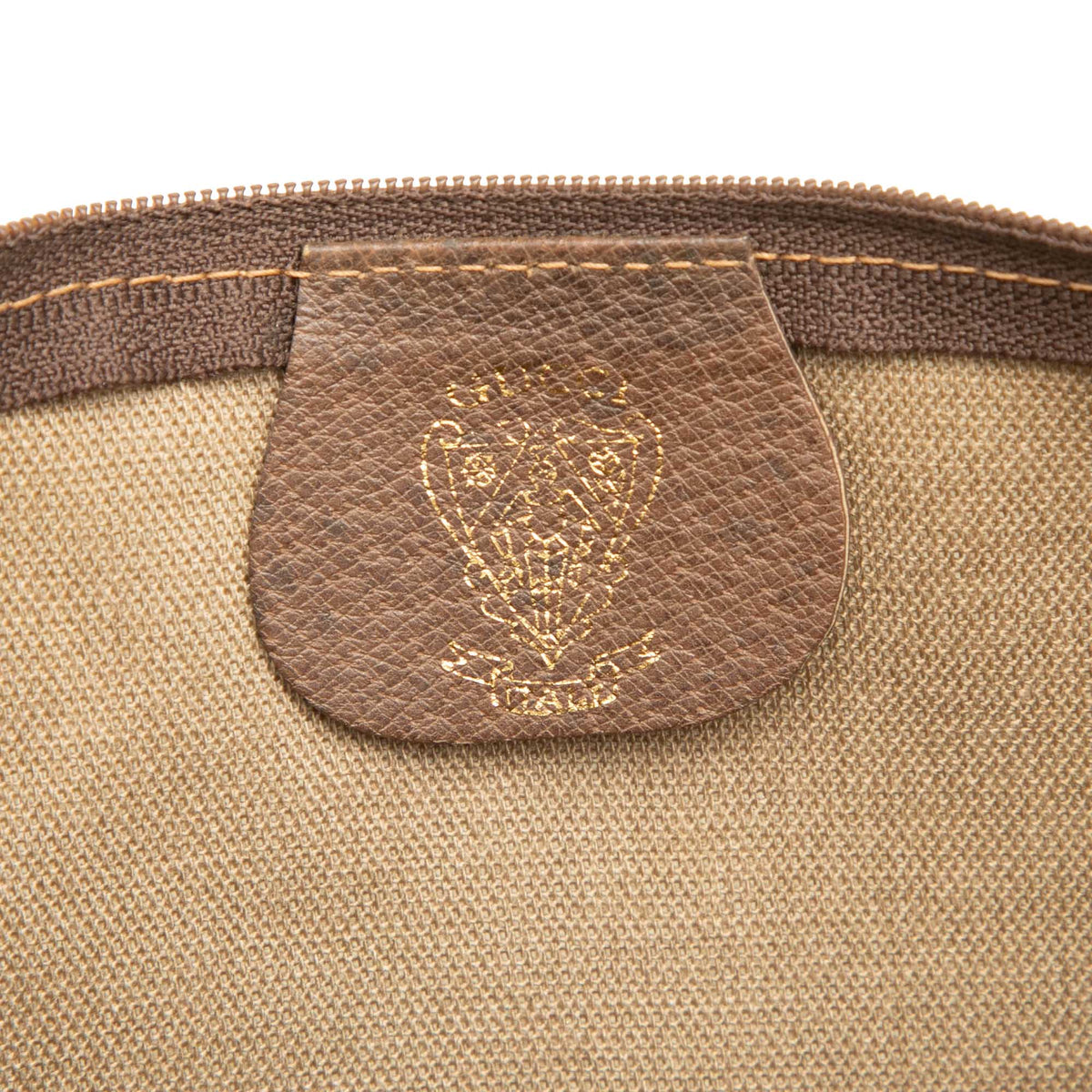 Neo Vintage Wristlet Pouch GG Coated Canvas