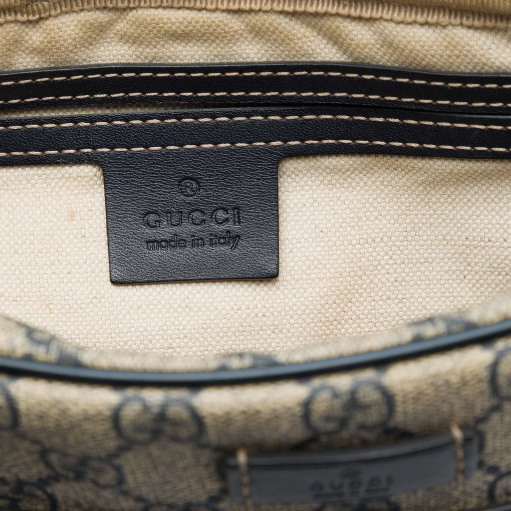 Front Zip Messenger GG Coated Canvas Medium