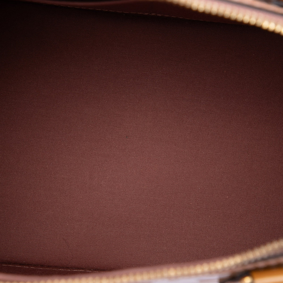 Alma Handbag Monogram Vernis PM