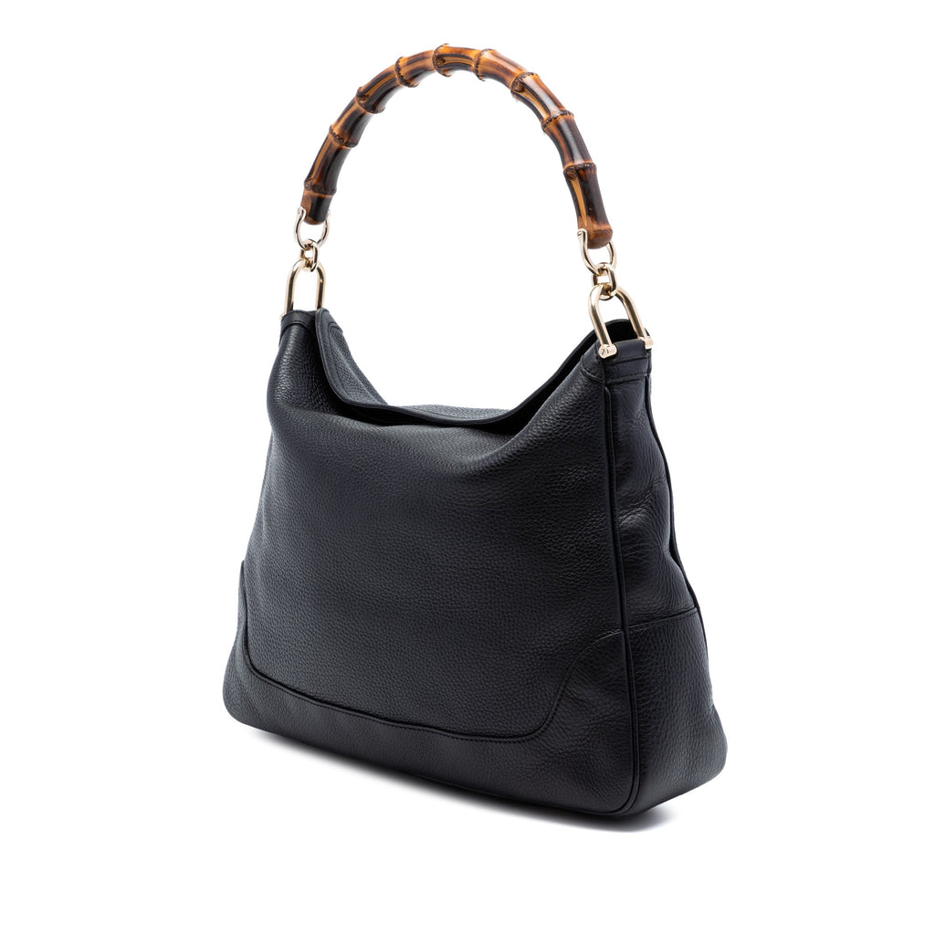 Diana Bamboo Shoulder Bag Leather Medium