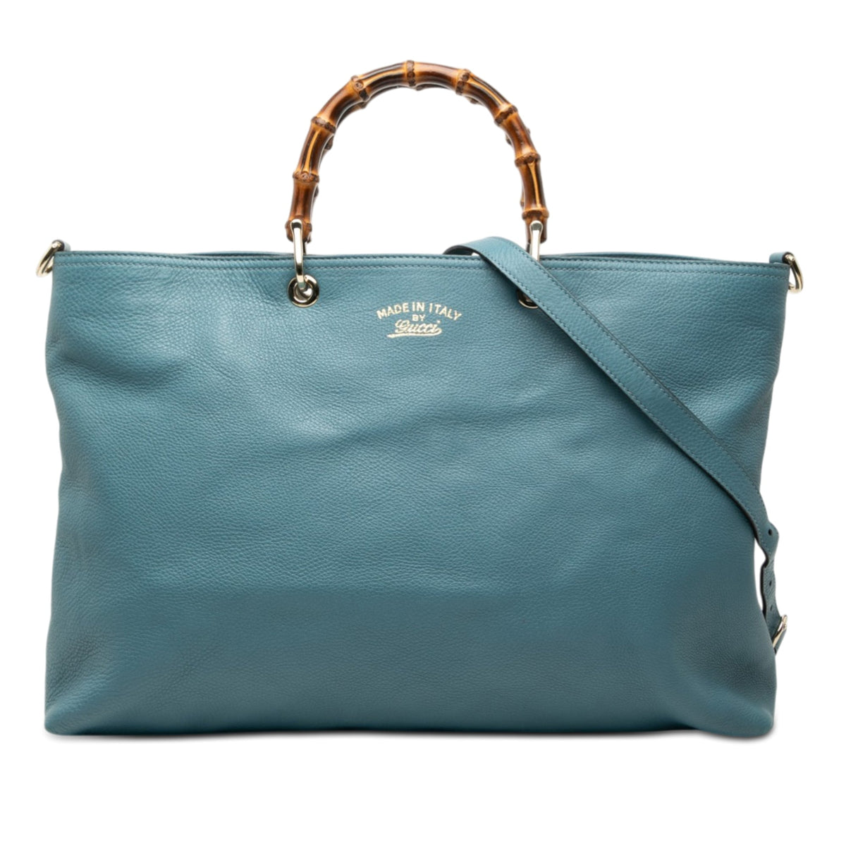 Bamboo Shopper Tote Leather Large