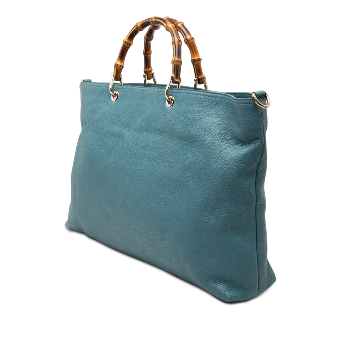 Bamboo Shopper Tote Leather Large
