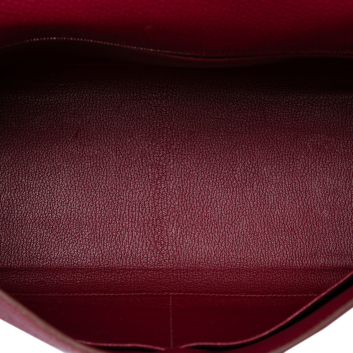 Kelly Handbag Red Togo with Palladium Hardware 32