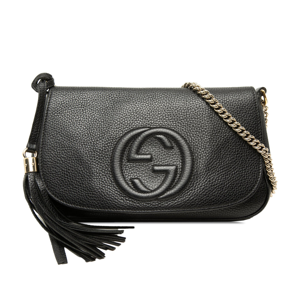 Soho Chain Crossbody Bag Leather Medium