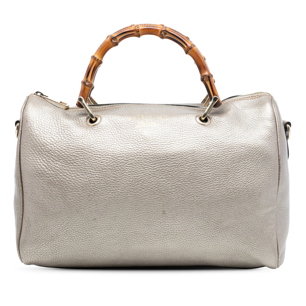 Bamboo Shopper Boston Bag Leather Medium