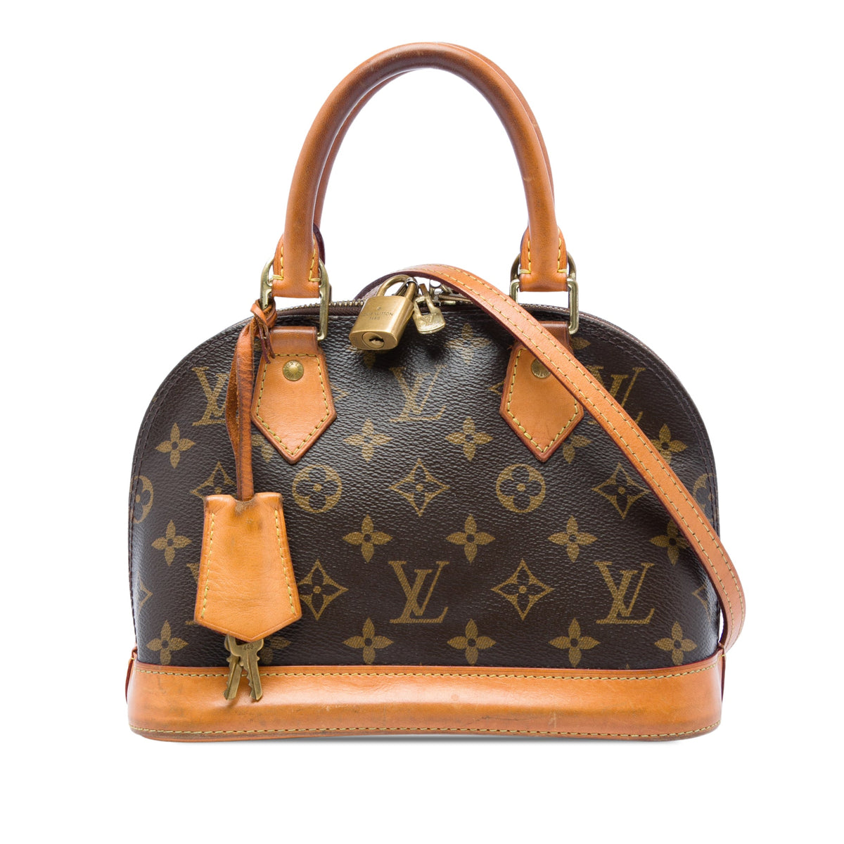 Alma Handbag Monogram Canvas BB