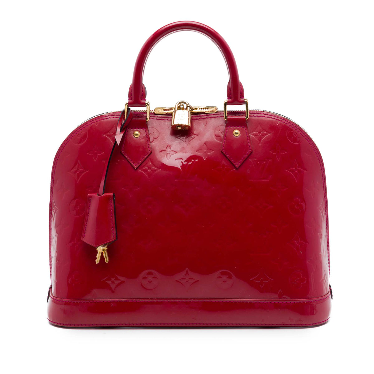 Alma Handbag Monogram Vernis PM