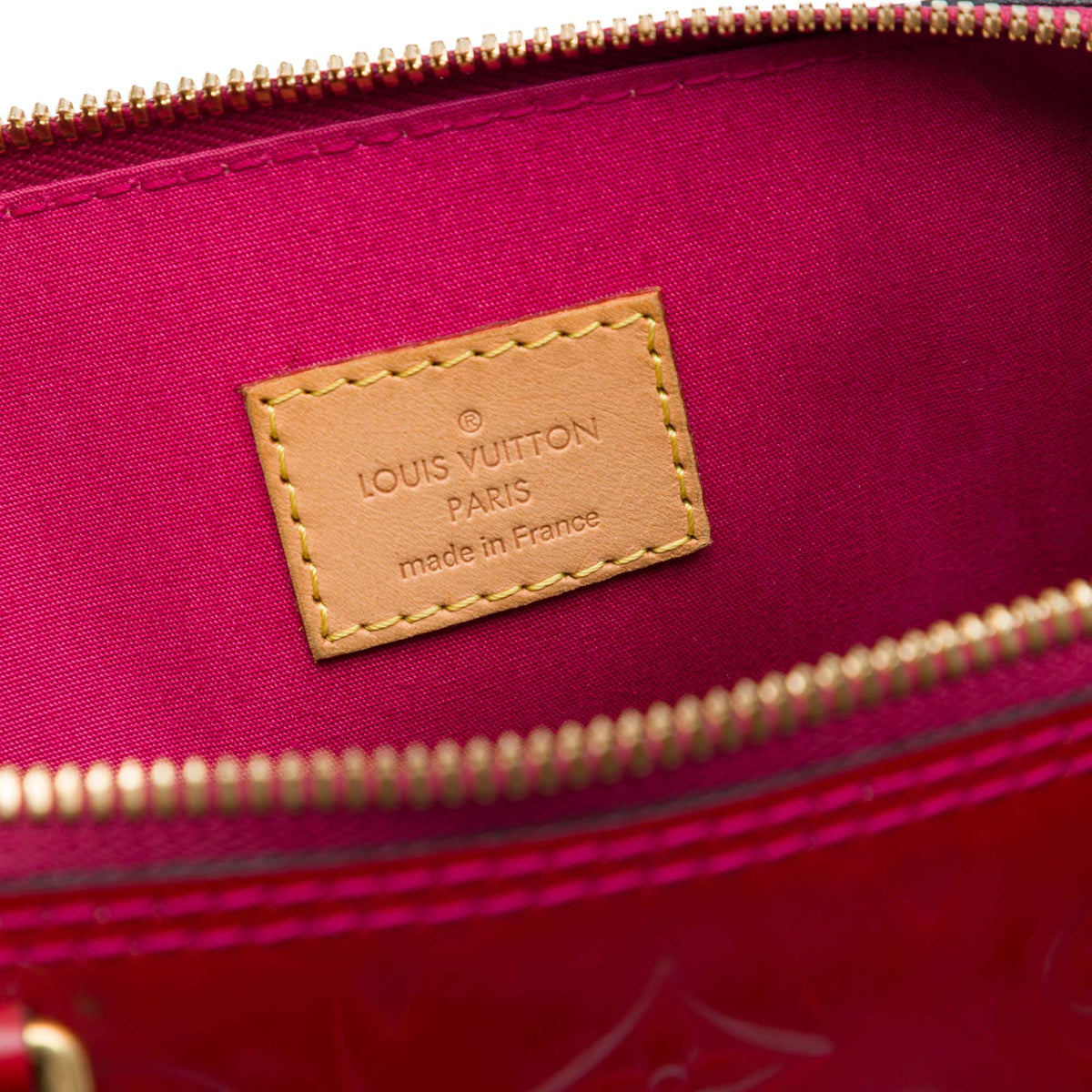 Alma Handbag Monogram Vernis PM
