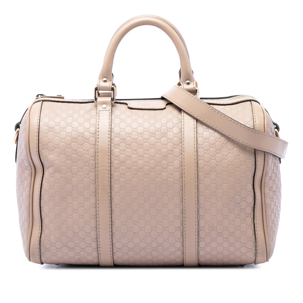 Joy Boston Bag Microguccissima Leather Medium