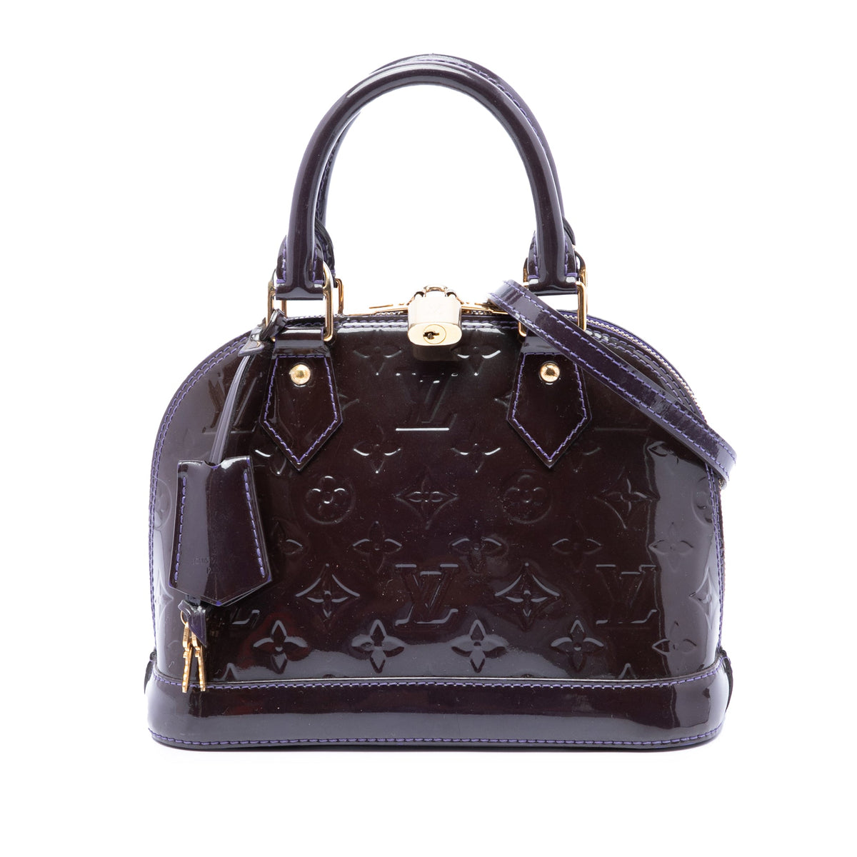 Alma Handbag Monogram Vernis BB