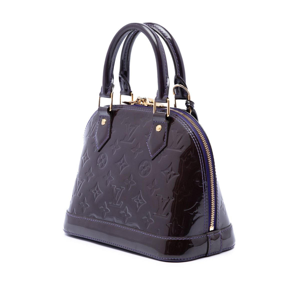 Alma Handbag Monogram Vernis BB
