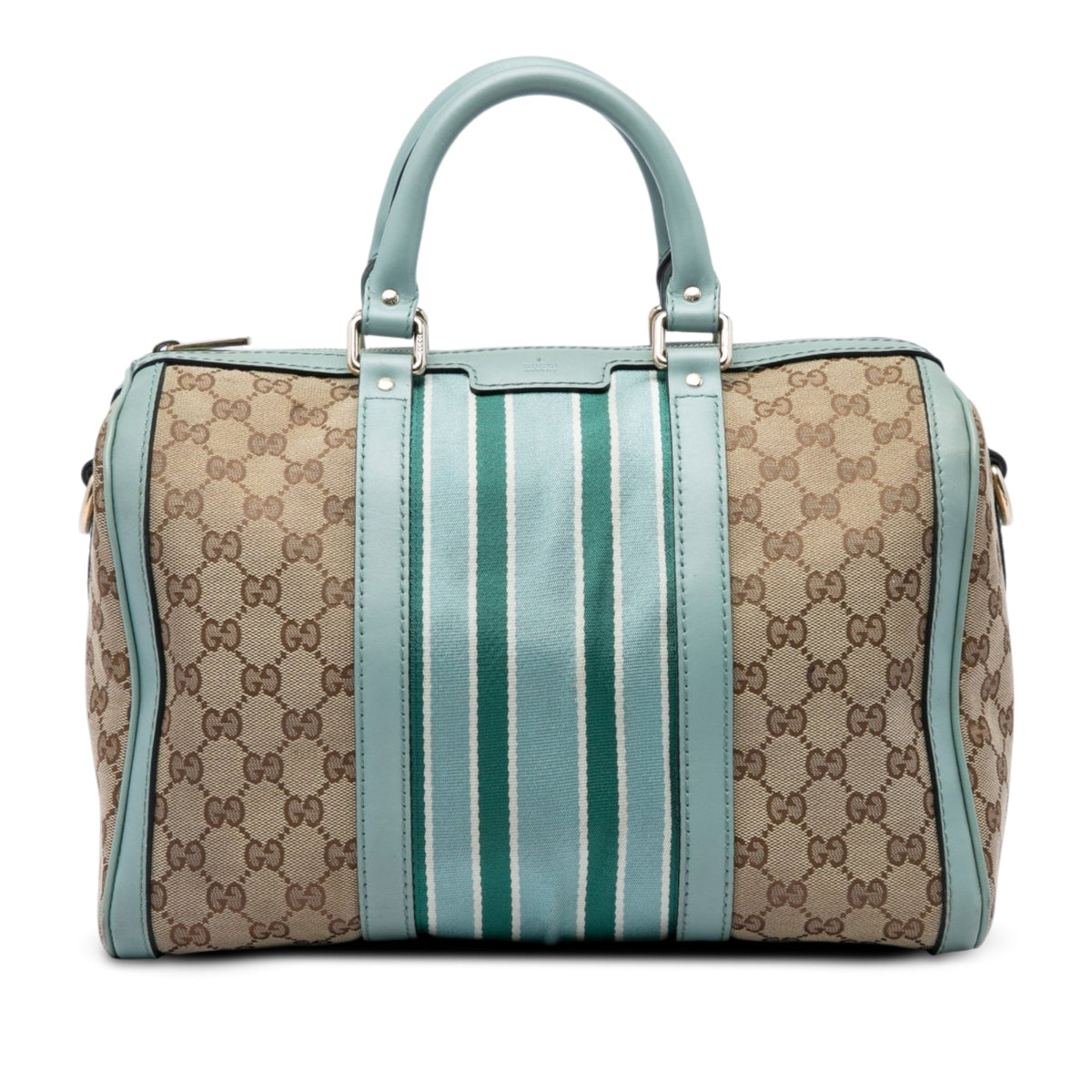 Vintage Web Boston Bag GG Canvas Medium