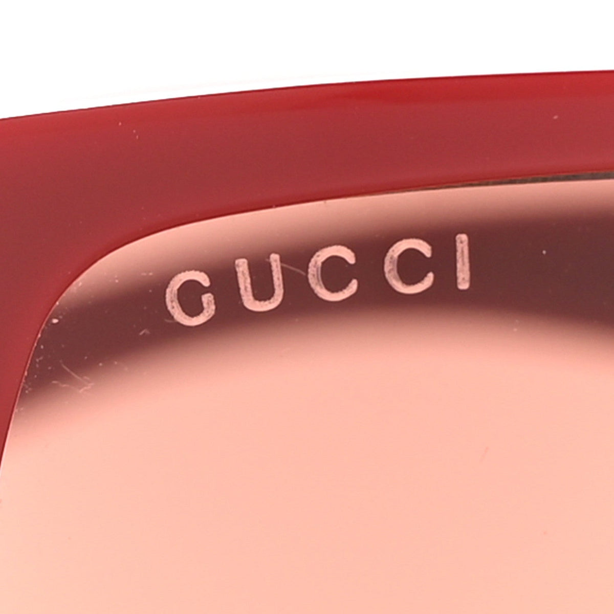 Acetate Square Sunglasses GG1778S Red