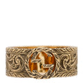 18K Yellow Gold Interlocking G Arabesque Ring 55 7.25