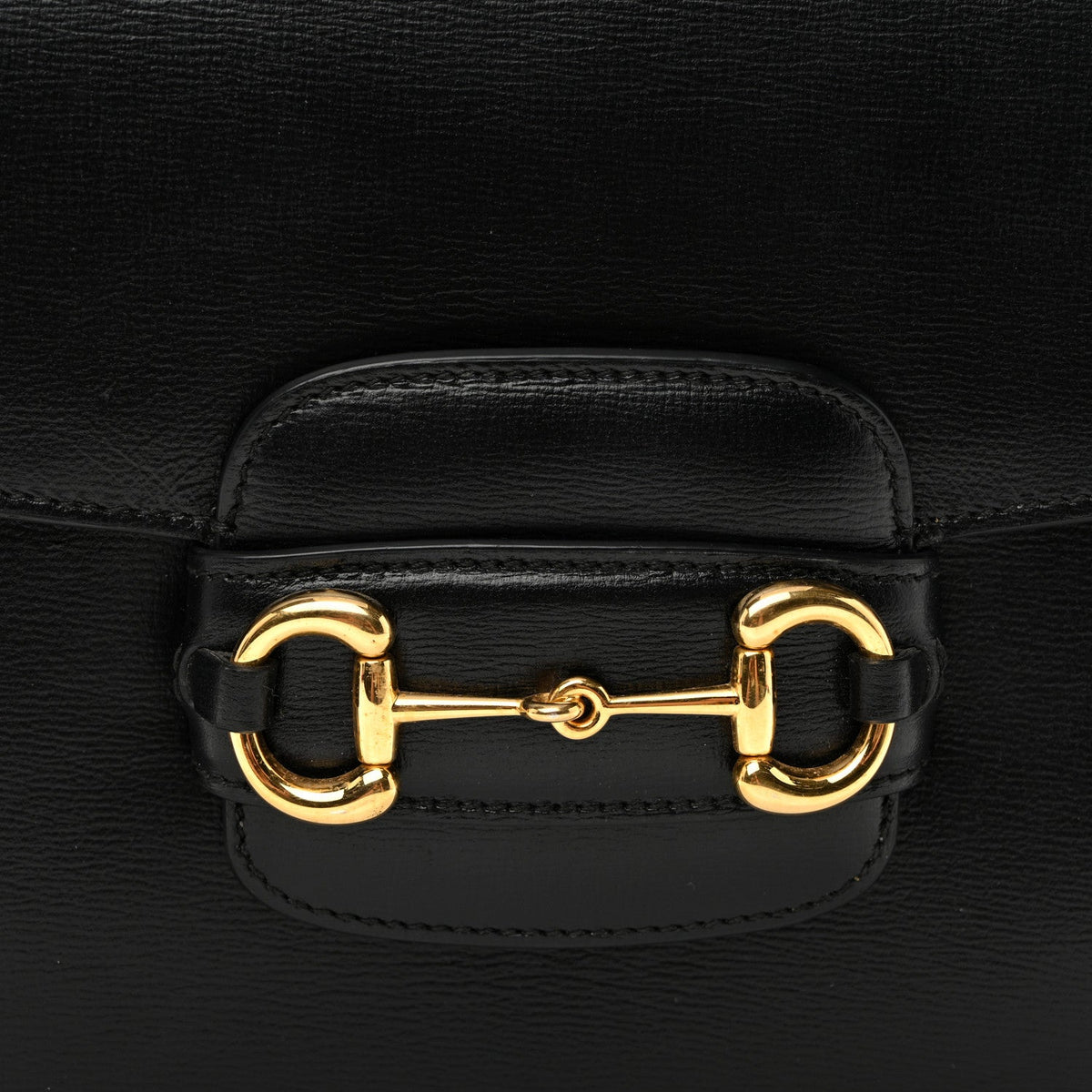 Azalea Calfskin Horsebit 1955 Shoulder Bag Black