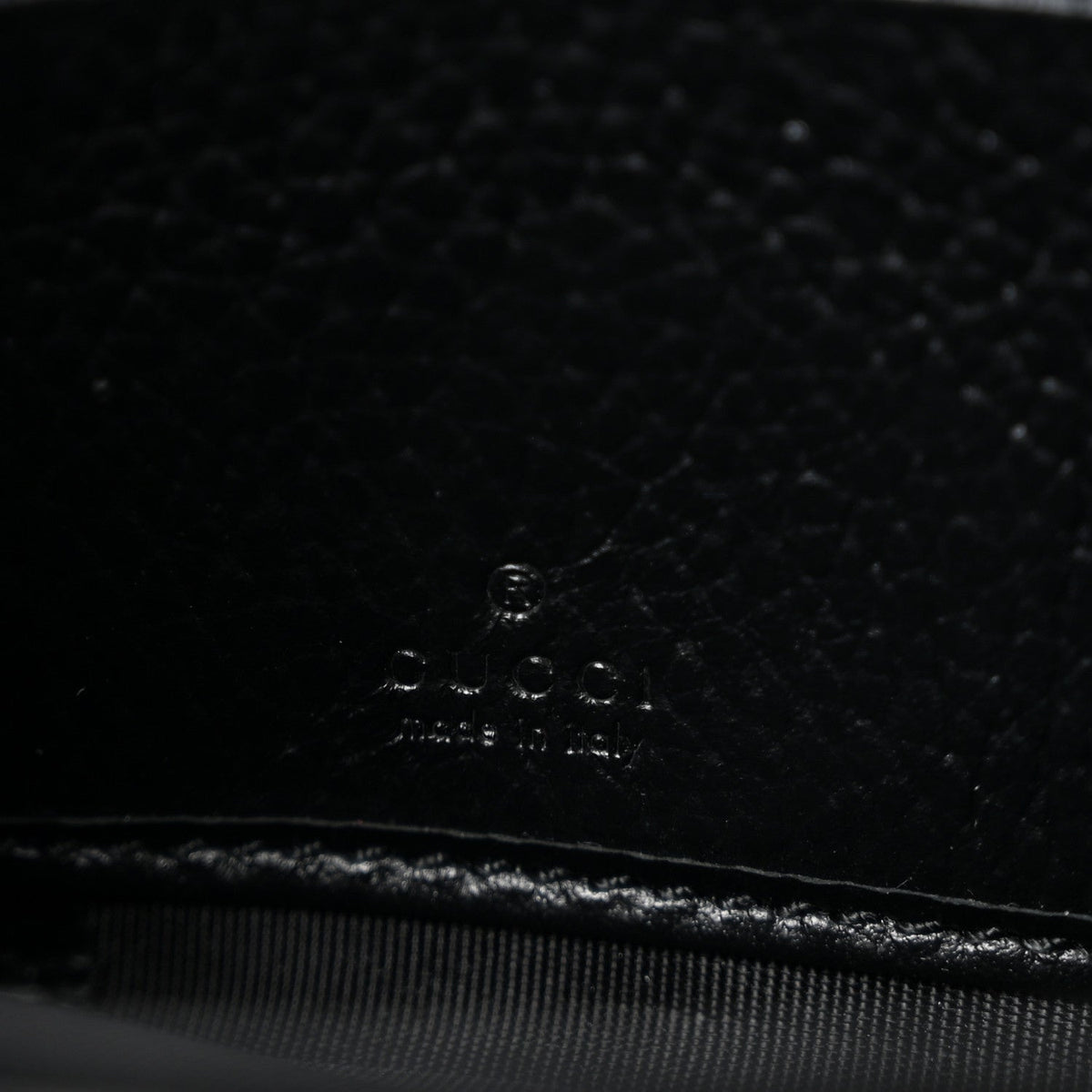 Dollar Calfskin GG Marmont Zip Around Wallet Black
