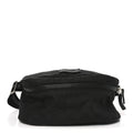 Nylon Monogram Fanny Pack Belt Bag Black
