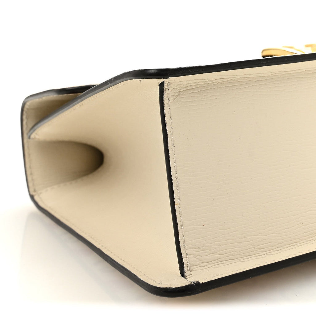 Calfskin Valentine's Day Exclusive Small Sylvie Top Handle Bag Ivory