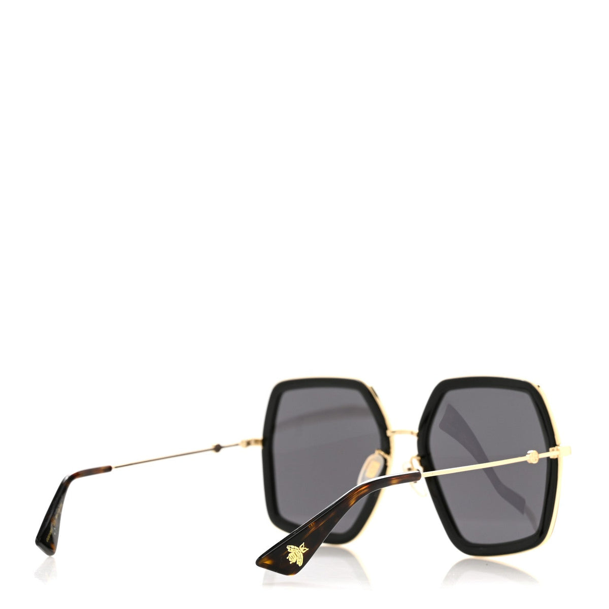Acetate Oversize Square Frame GG0106S Sunglasses Black